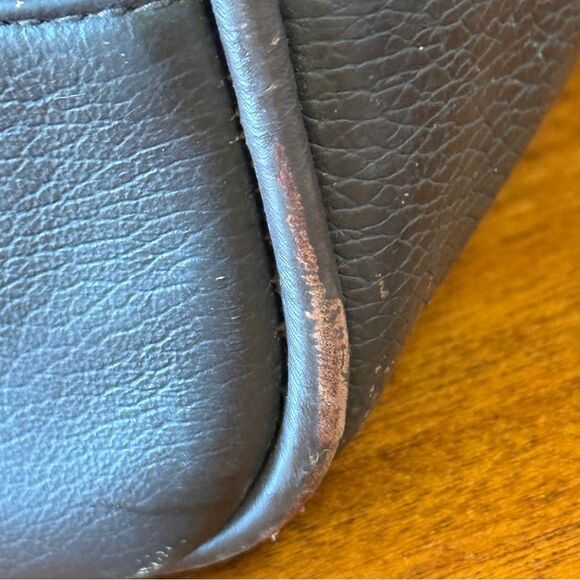 Vintage 2003 Marlboro Suede Leather Grit Gear Weekender Duffel Bag Brown - Picture 6 of 15